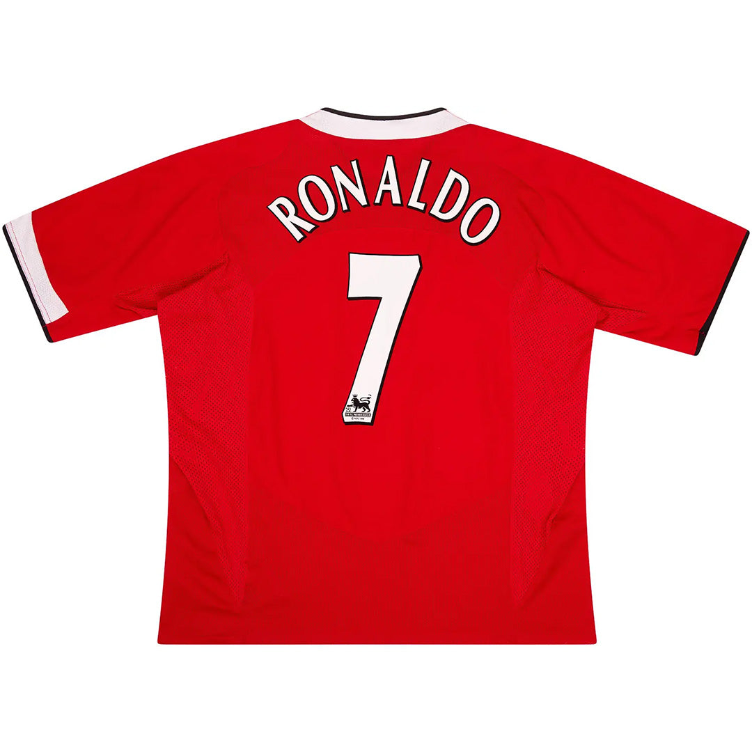 RONALDO #7 Manchester United Retro Jersey Home 2004/05