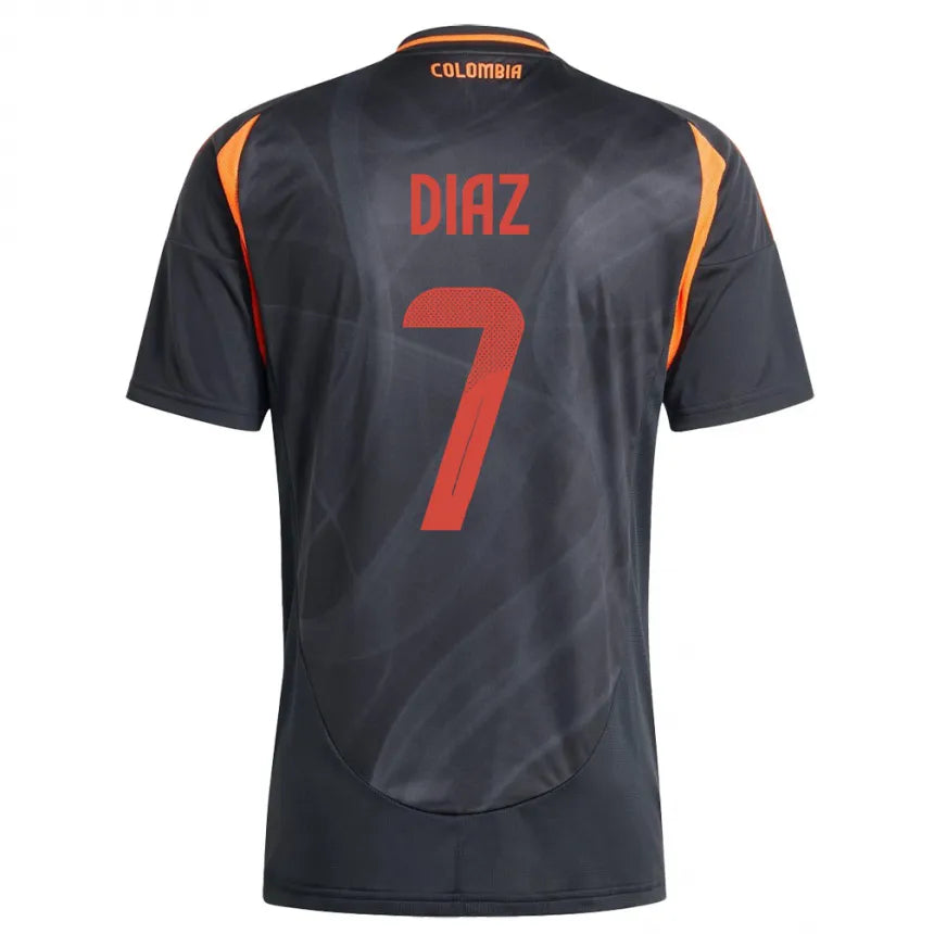 #7 Diaz Camiseta visitante de Colombia  2024/2025