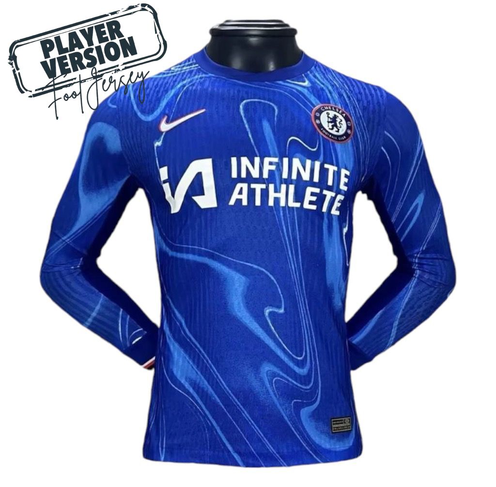 Chelsea Player Home Jersey 2024/2025 Long Sleeve