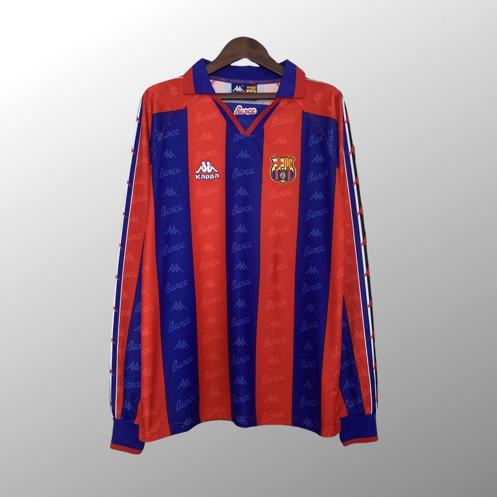 Barcelona Retro Home Jersey 1996/1997 - Long Sleeve