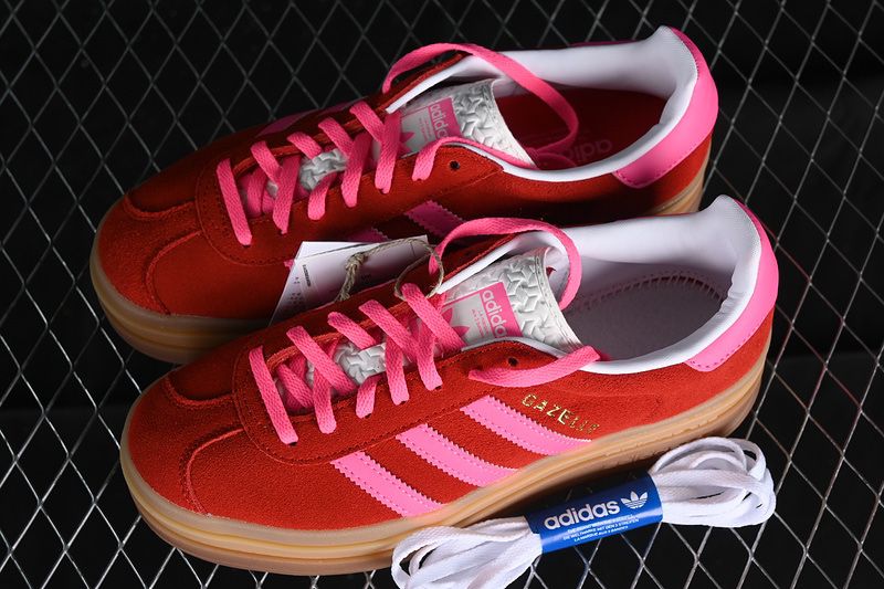 Adidas gazelle woman - red and pink