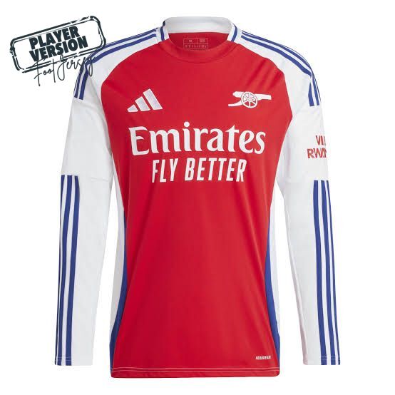 Arsenal Player Home Jersey 2024/2025 Long Sleeve