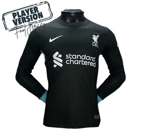 Liverpool Player Away Jersey 2024/2025 Long Sleeve