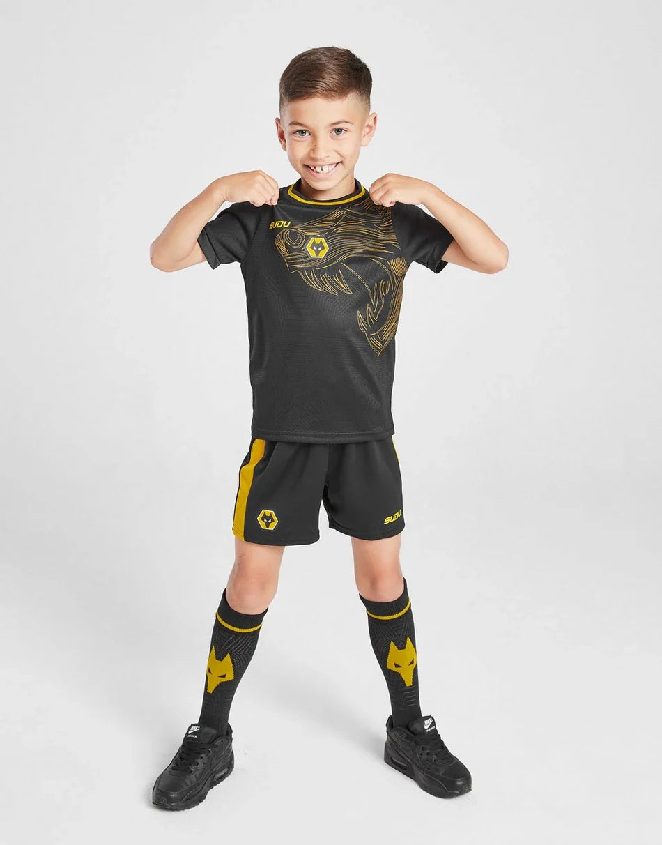 Kids Wolverhampton Wanderers Away Kit 2024/2025