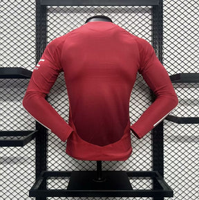 Manchester United Player Home Jersey 2024/2025 Long Sleeve