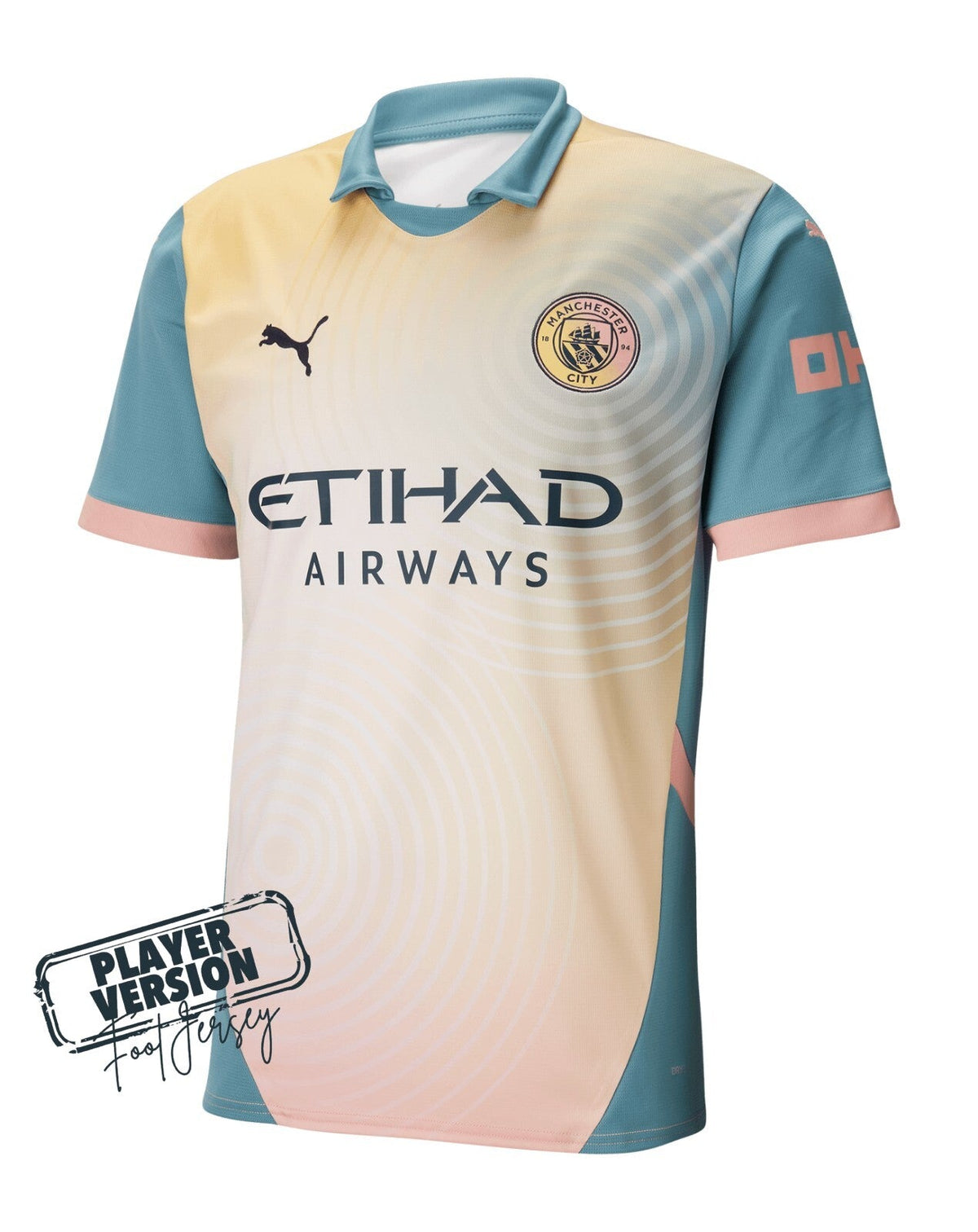 Manchester City Player Jersey Fourth "Definitely City" 2024/2025