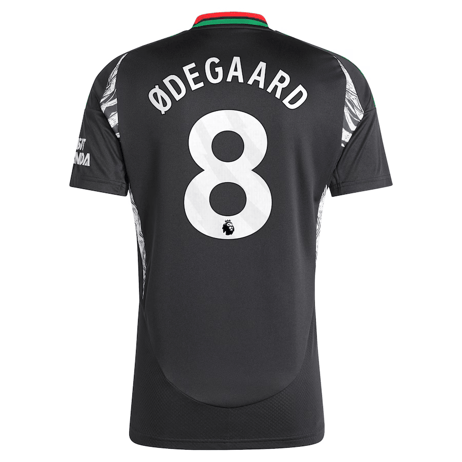 #8 Odegaard Jersey Arsenal Away 24/25 - Black