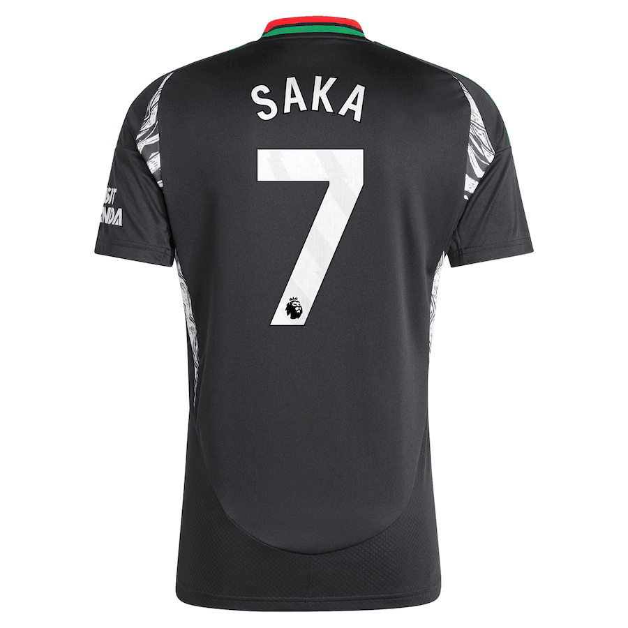 #7 SAKA Jersey Arsenal Away 2024/2025 - Black