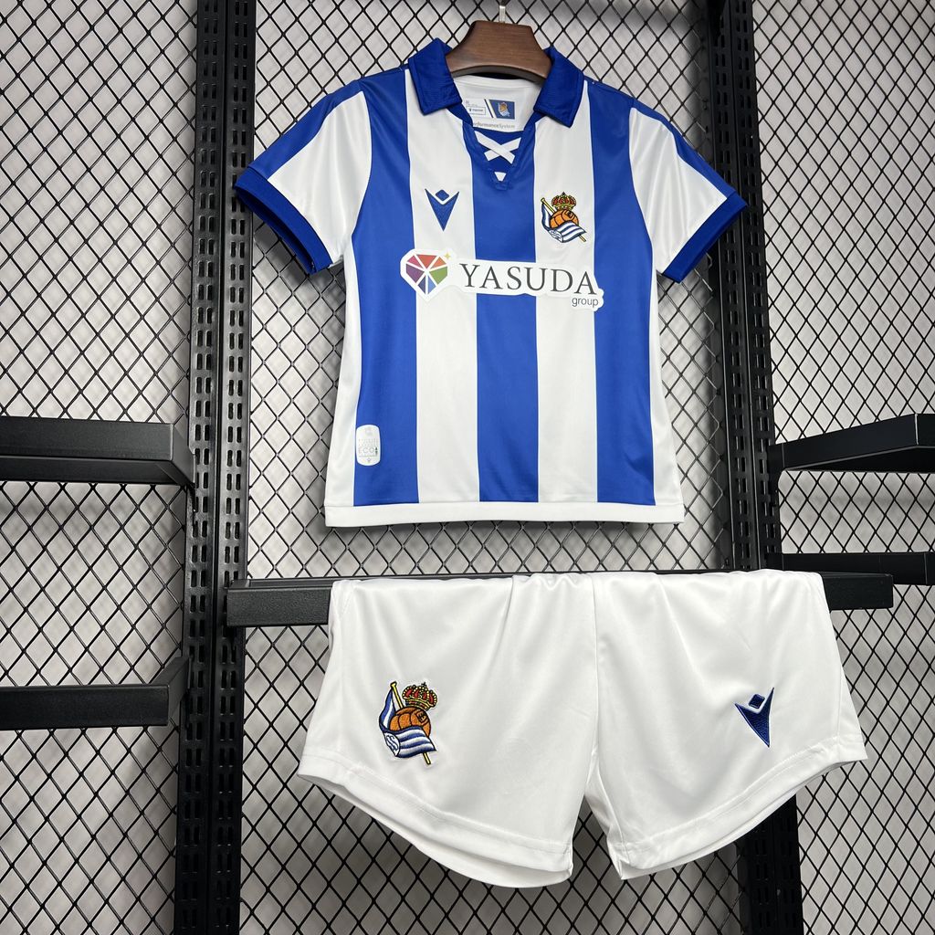 Kids Real Sociedad Home Kit 2024/2025