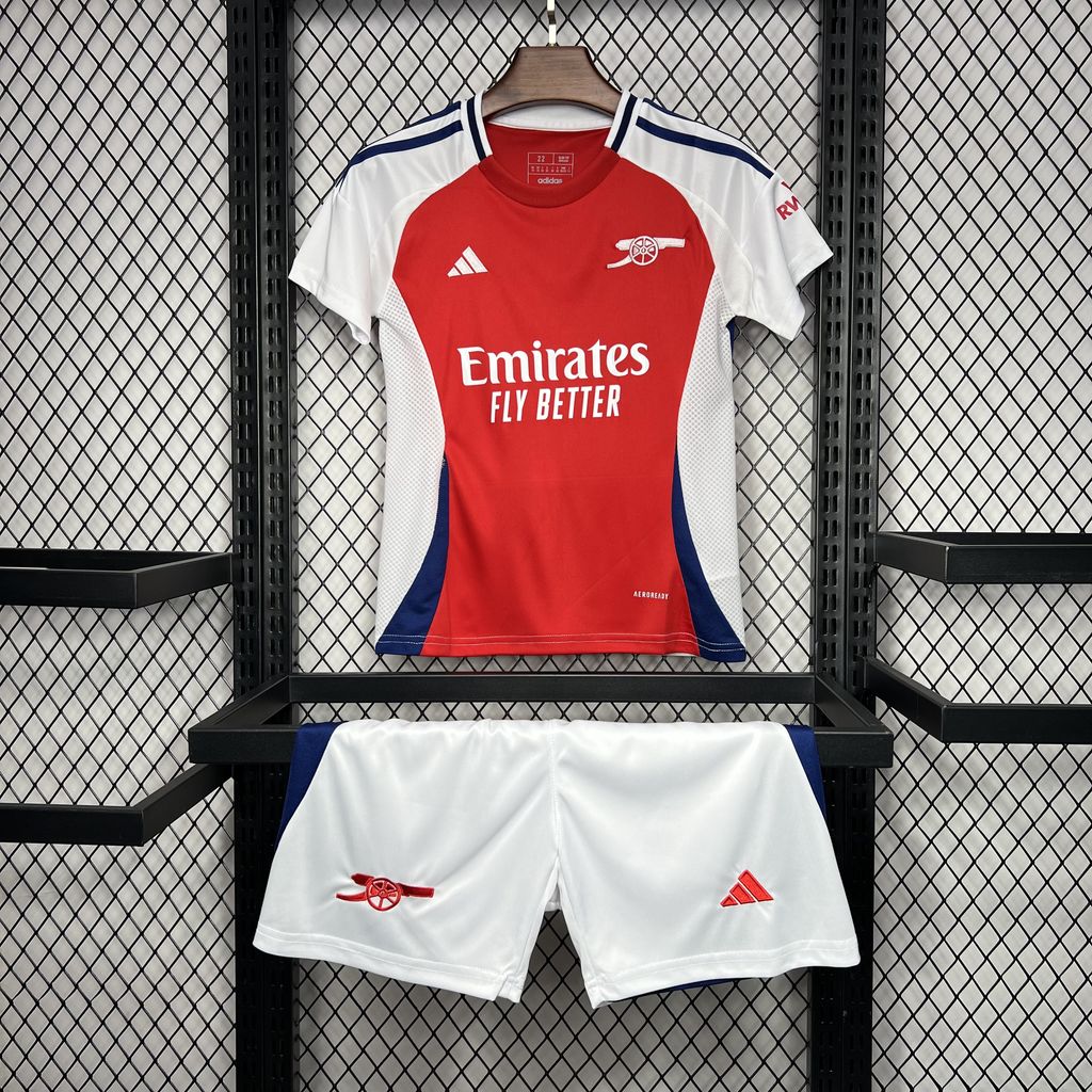 Kids Arsenal Home Kit 2024/2025 - Red and White