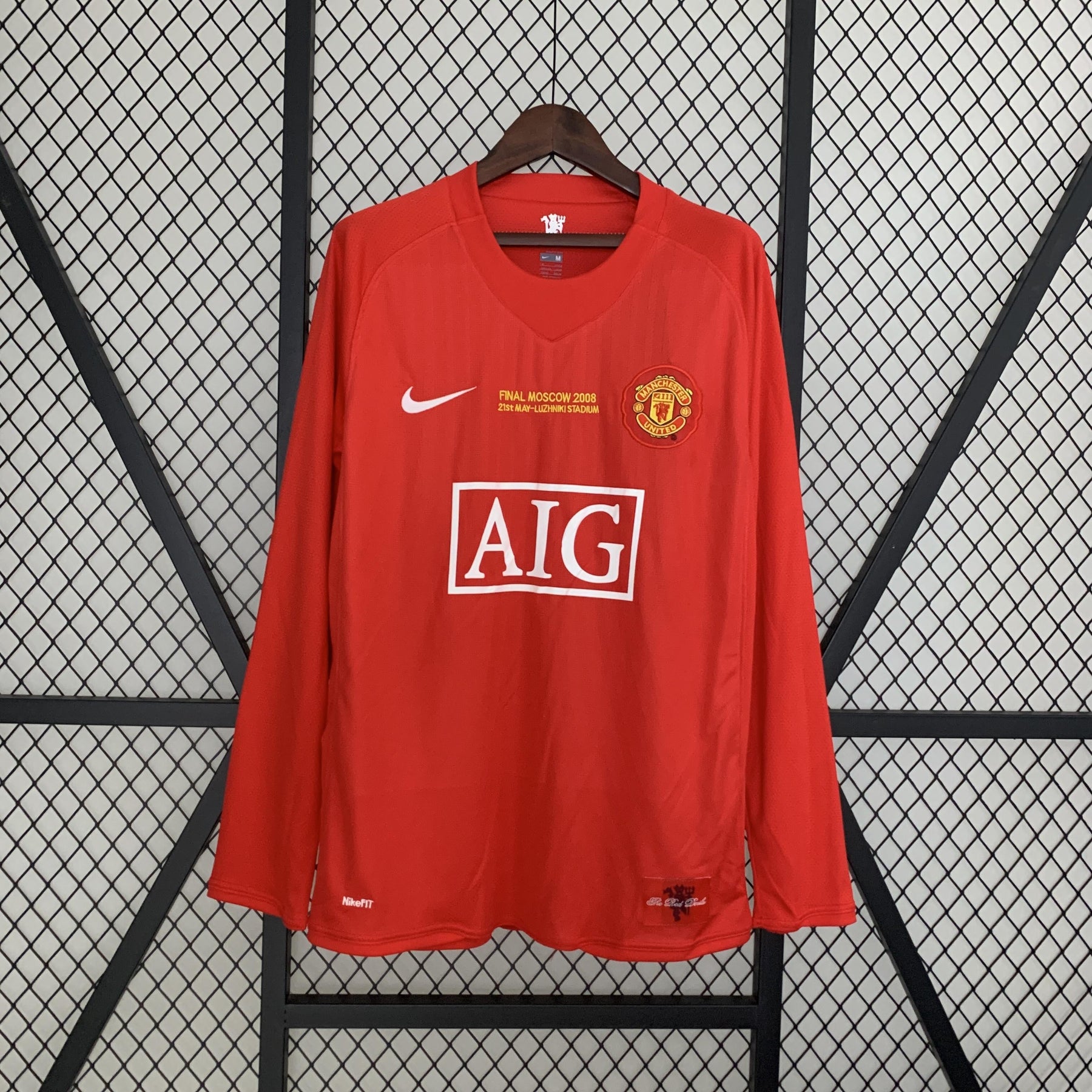 Manchester United Retro Jersey home 2007/08 - Champions