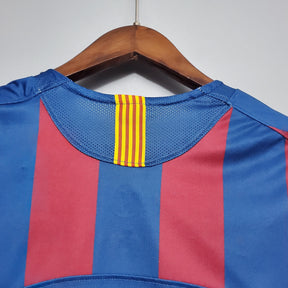 Barcelona Retro UEFA Champions League Home Jersey 2006