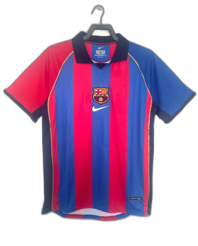 Barcelona 01/02 Home Jersey - Retro Version