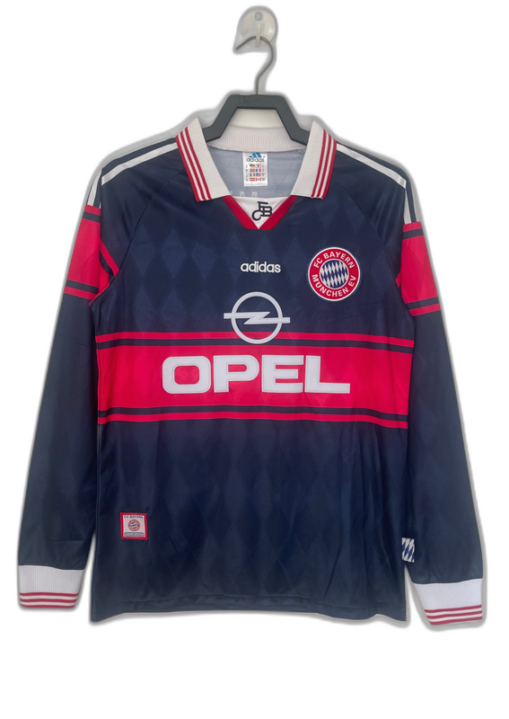 Bayern Munich 97/99 Home Jersey - Long Sleeve Retro Version