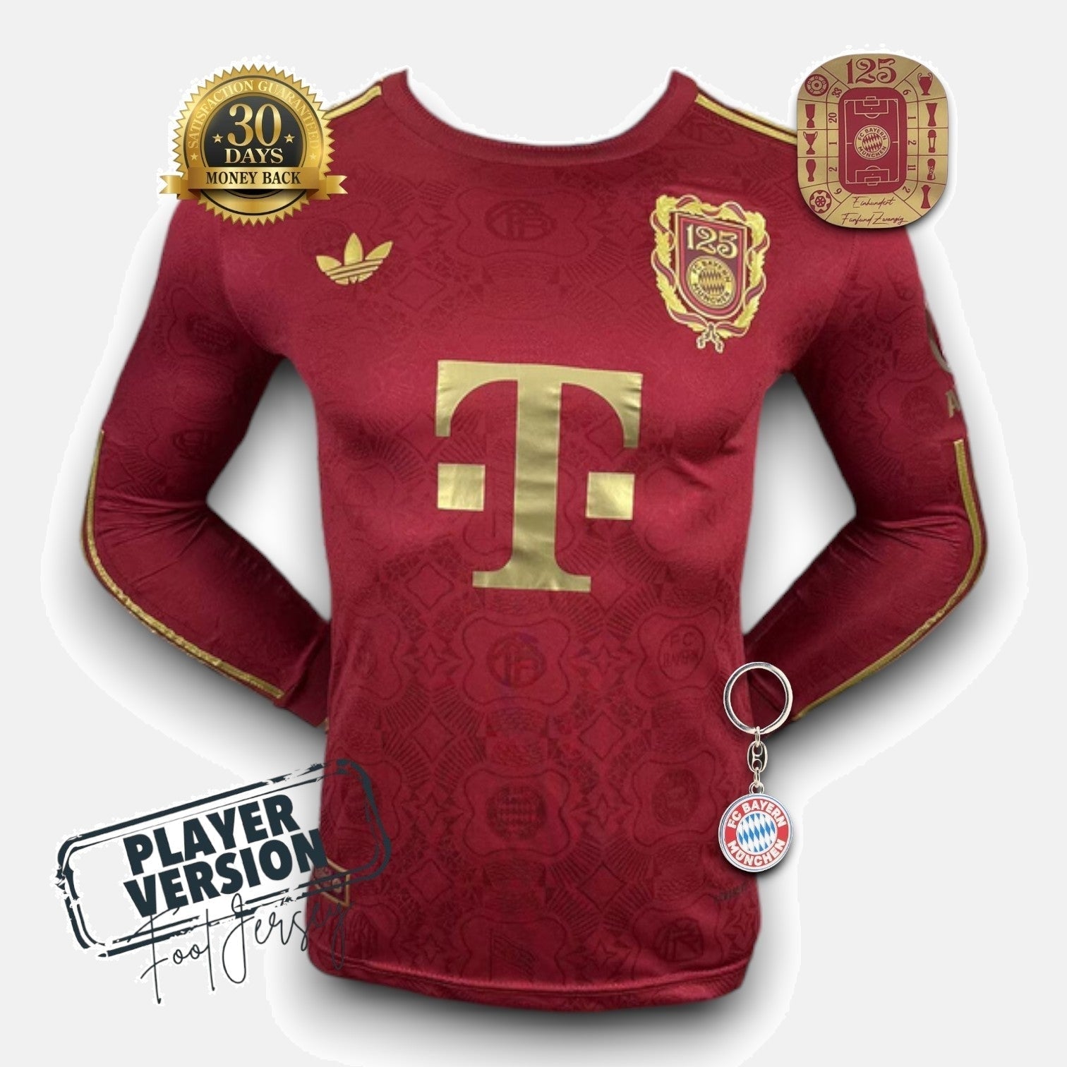 Jersey Men's Long Sleeve Player 125th Anniversary