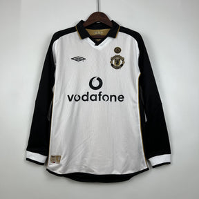 100th Anniversary Manchester United Retro Jersey home 2001/02 - Long Sleeve