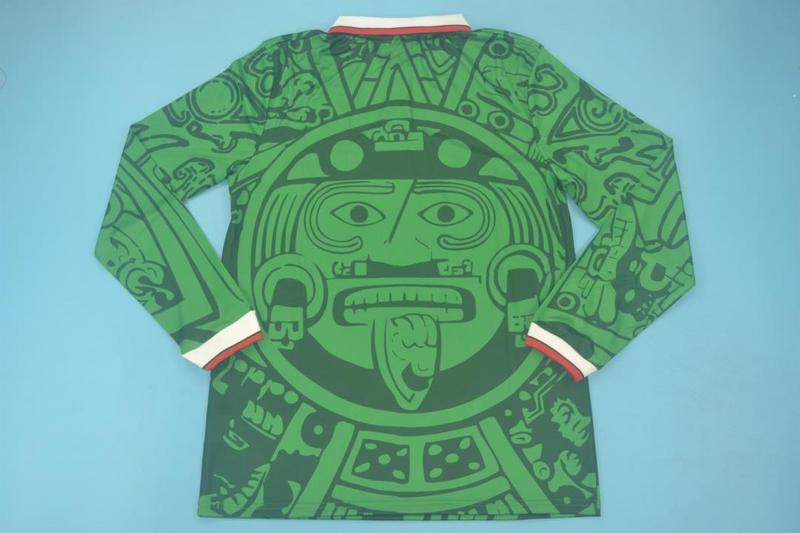 Mexico Retro Jersey 1998 Home - Long Sleeve