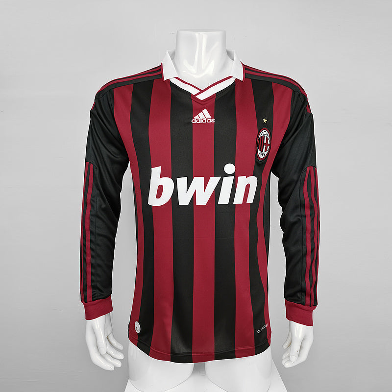 AC Milan Retro Home Jersey 2009/2010 - Long Sleeve