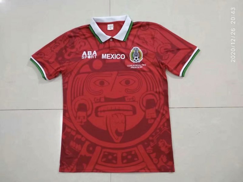 Mexico Retro Jersey 1998 Red