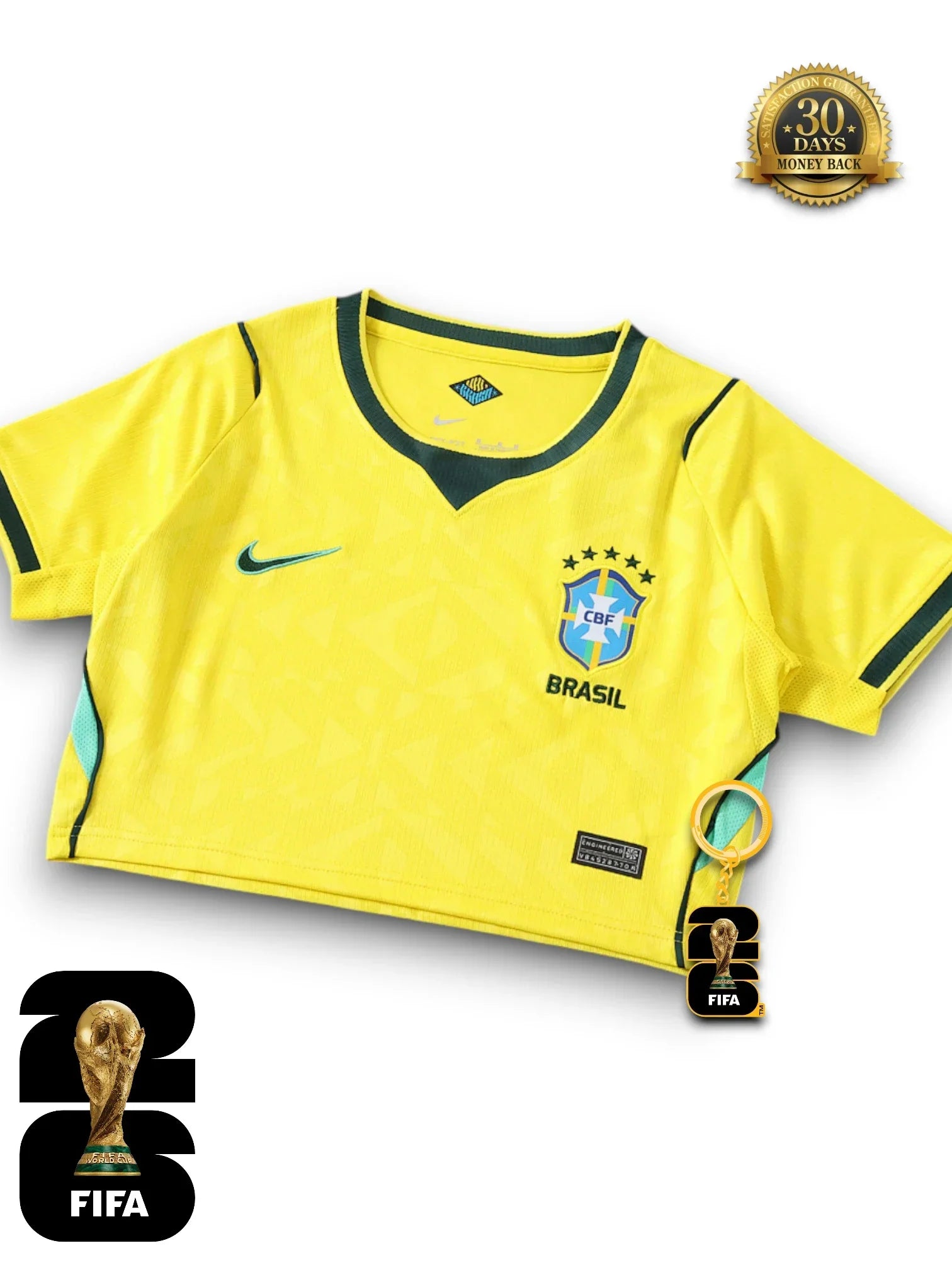 Brazil World Cup 2026 Cropped - Women's