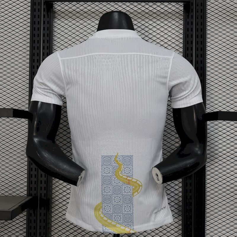 Tottenham Hotspur Player Jersey 2025 - White Gold Snake