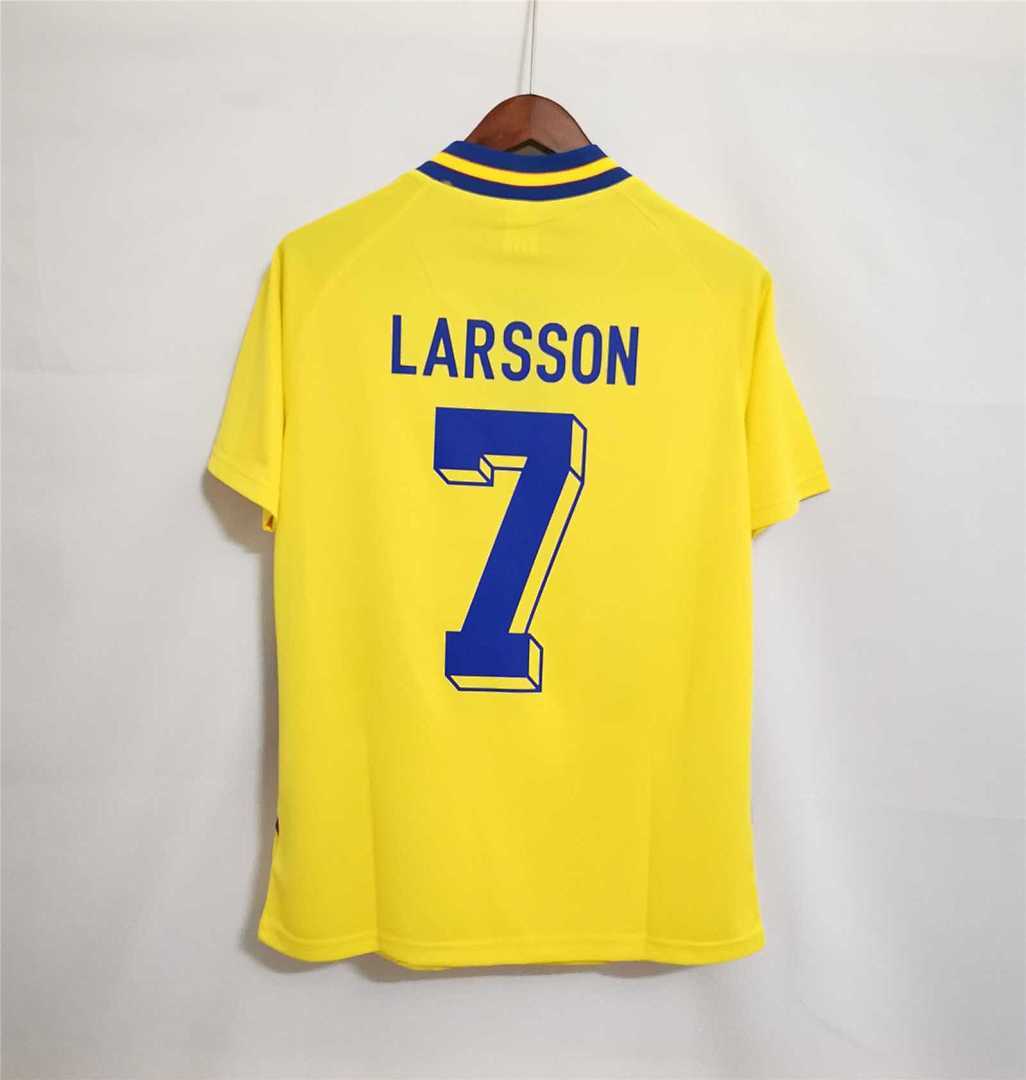 Sweden 1994 Home Yellow