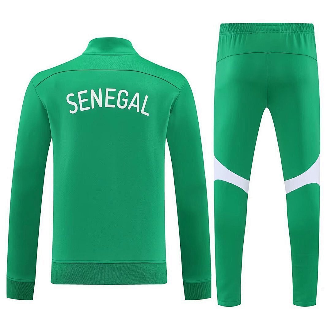 Senegal 2025 Full-Zip Green TrackSuit