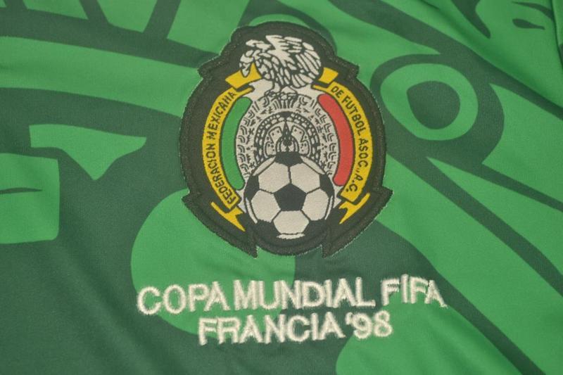 Mexico Retro Jersey 1998 Home - Long Sleeve