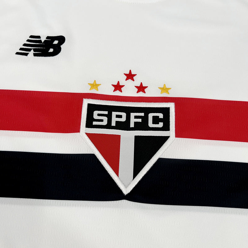 São Paulo Home Jersey 2024/2025 Long Sleeve