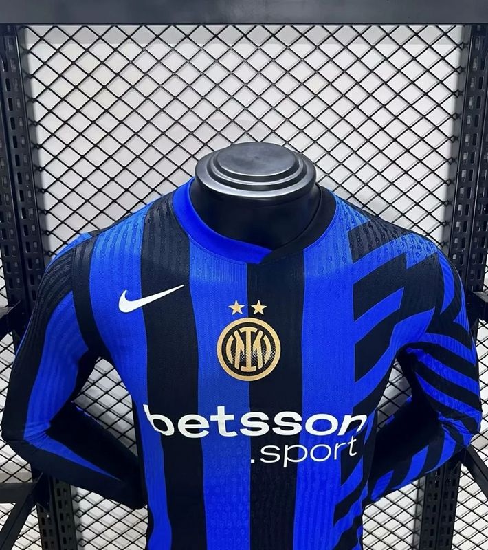 Inter Milan Home 24/25 Player Jersey - Long Sleeve