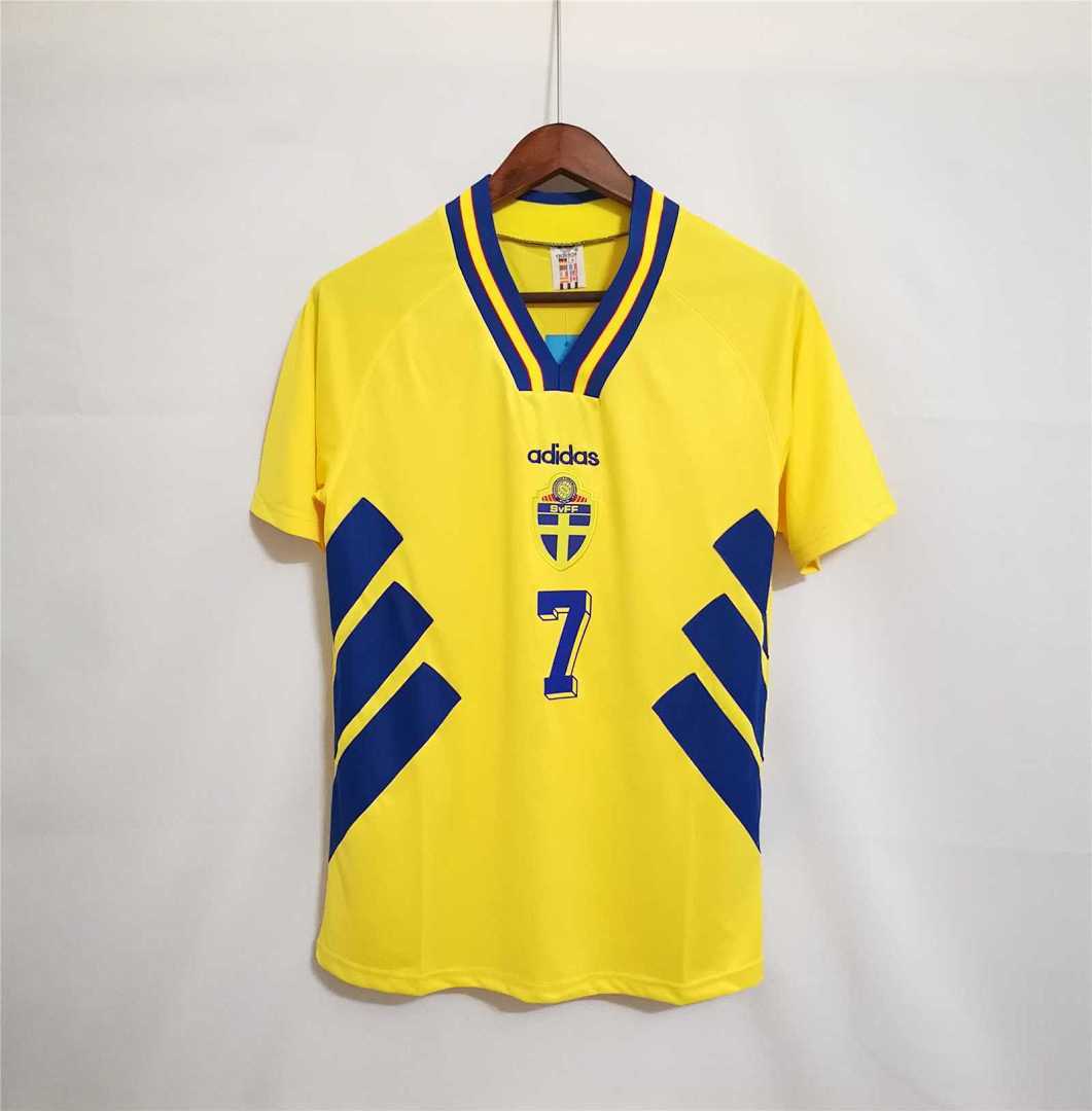 Sweden 1994 Home Yellow