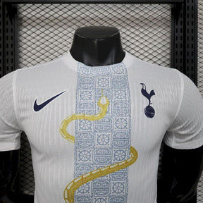 Tottenham Hotspur Player Jersey 2025 - White Gold Snake