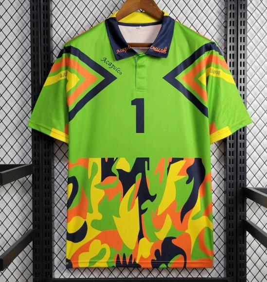 Mexico Retro 1994 GoalKeeper Green Jersey