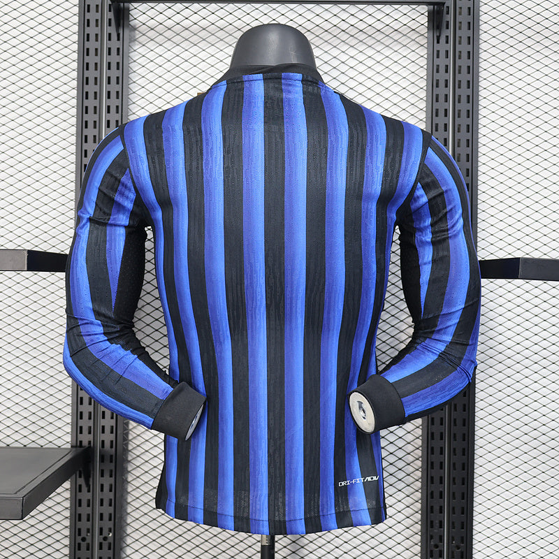 Inter Milan Home 25/26 Player Jersey - Long Sleeve