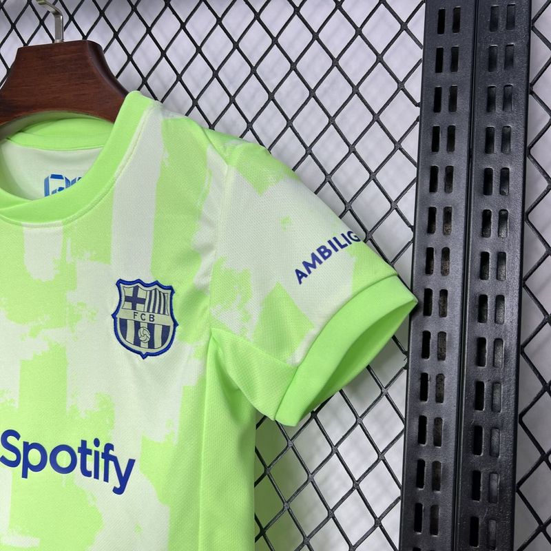 Kids Barcelona Third Kit 24/25