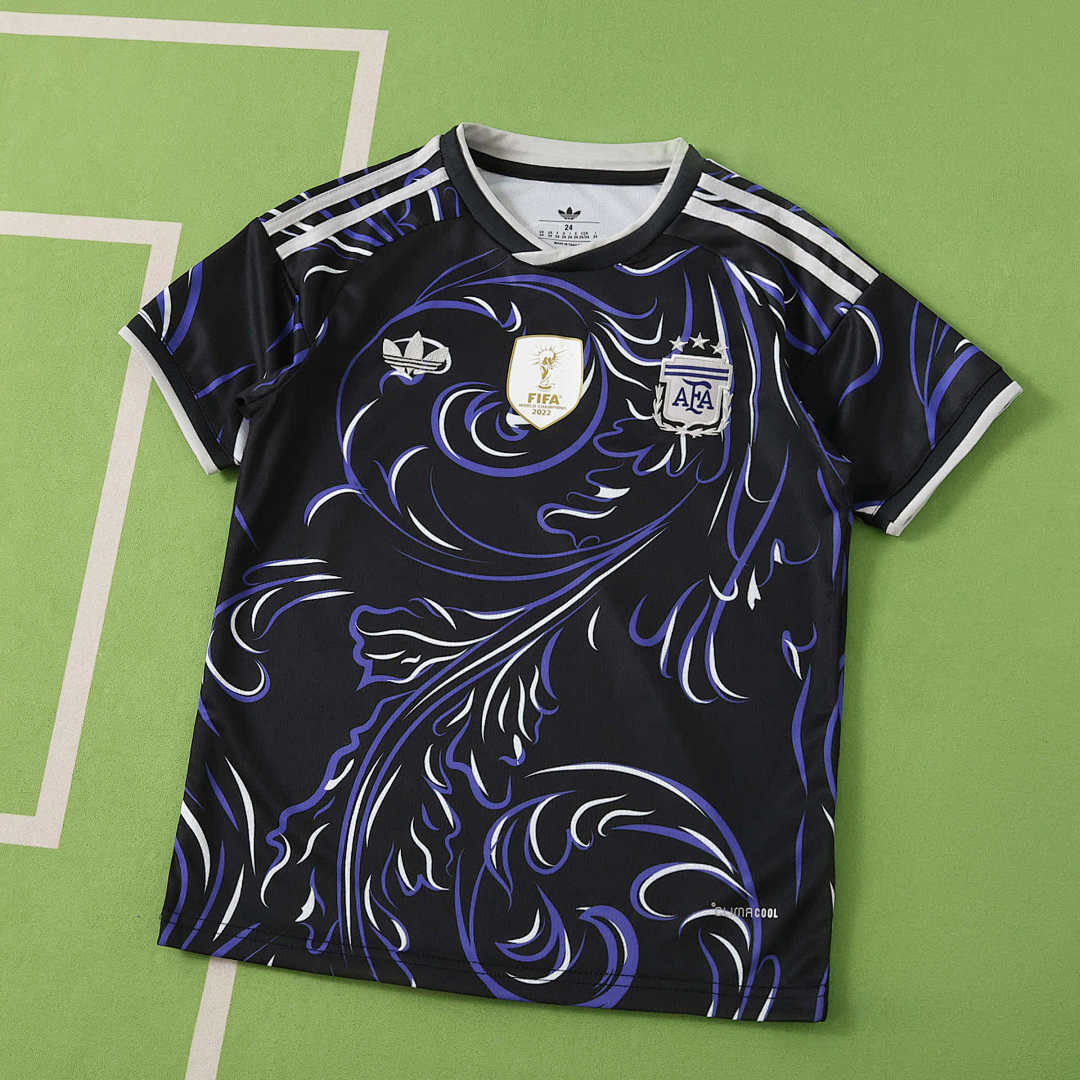 Kit Kids Argentina World Cup 2026 Away Jersey