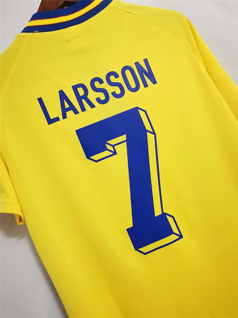 Sweden 1994 Home Yellow