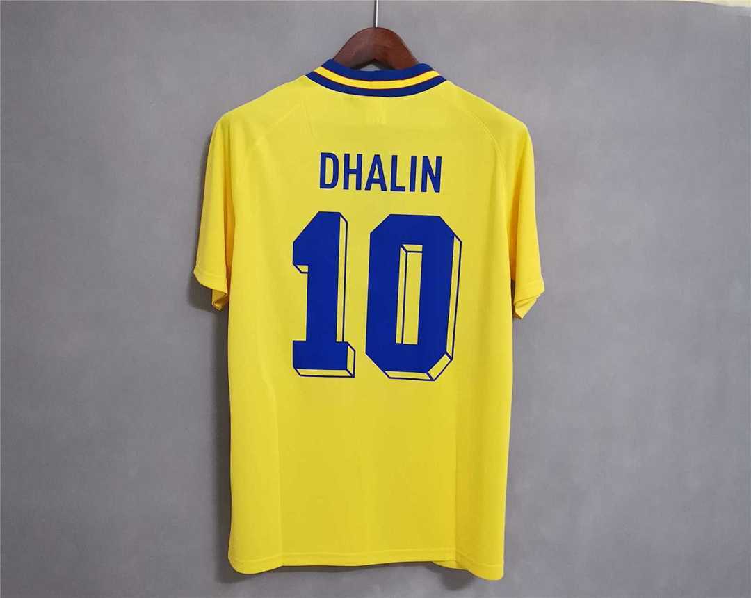 Sweden 1994 Home Yellow