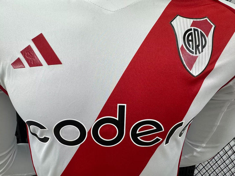 River Plater Home Player Jersey 24/25 - Long Sleeve