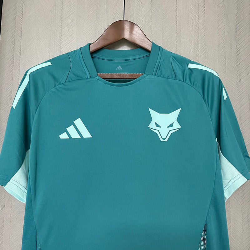 Camisa de Treino Cruzeiro 25/26 Azul Turquesa+Branco