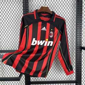 AC Milan Retro Home Jersey 2006/2007 - Long Sleeve