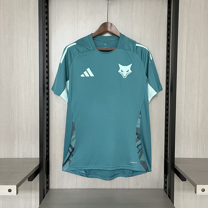 Camisa de Treino Cruzeiro 25/26 Azul Turquesa+Branco