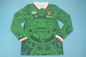 Mexico Retro Jersey 1998 Home - Long Sleeve