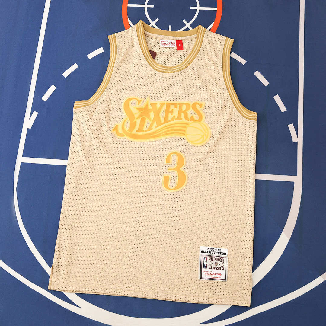 NBA Philadelphia 76ers Retro 3#IVERSON 2000/01