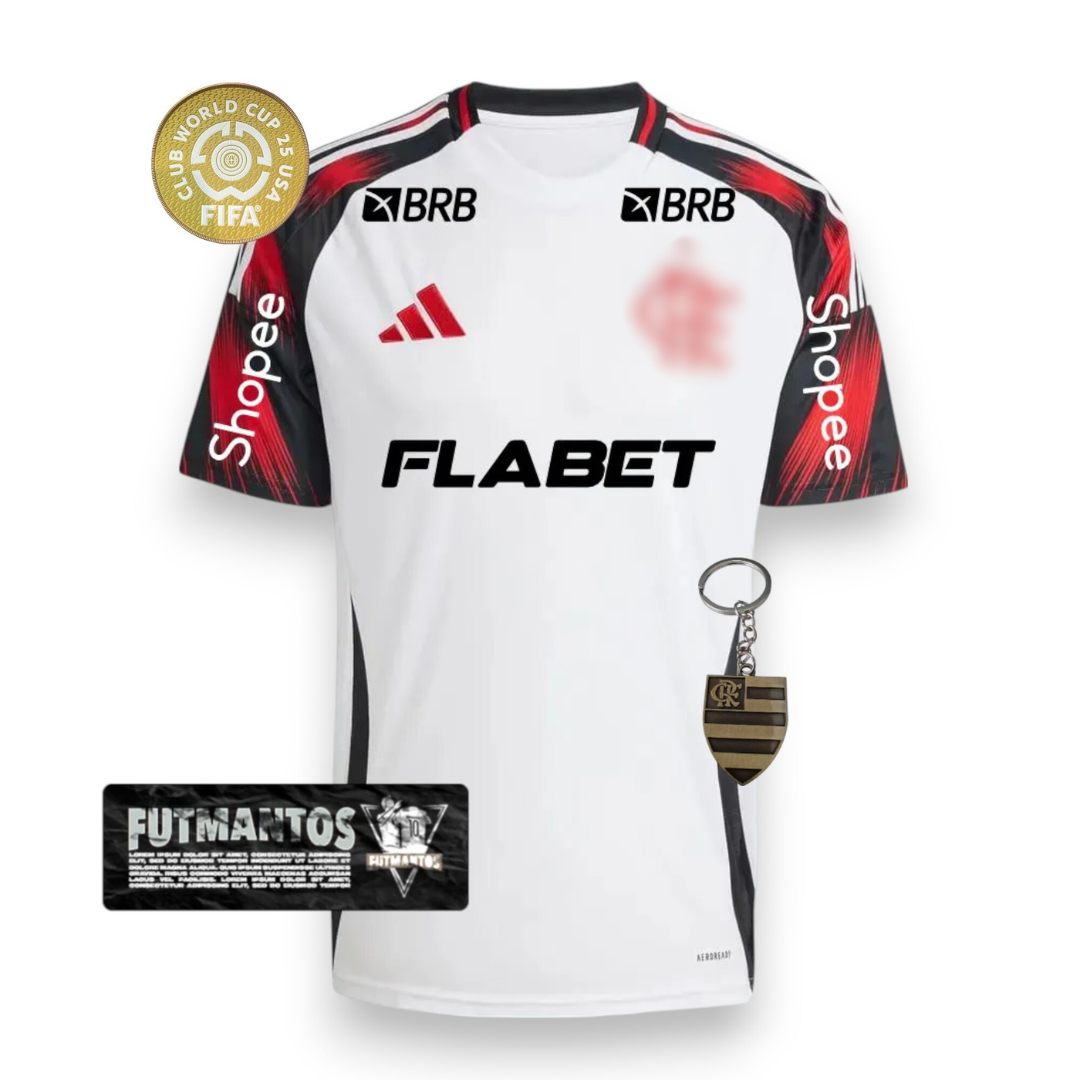 Jersey Flamengo CRF II 25/26 - Super Mundial - Com Patrocínios