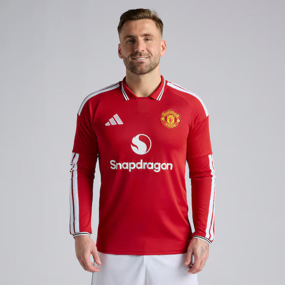 Manchester United 2026/27 Home Jersey Long Sleeve