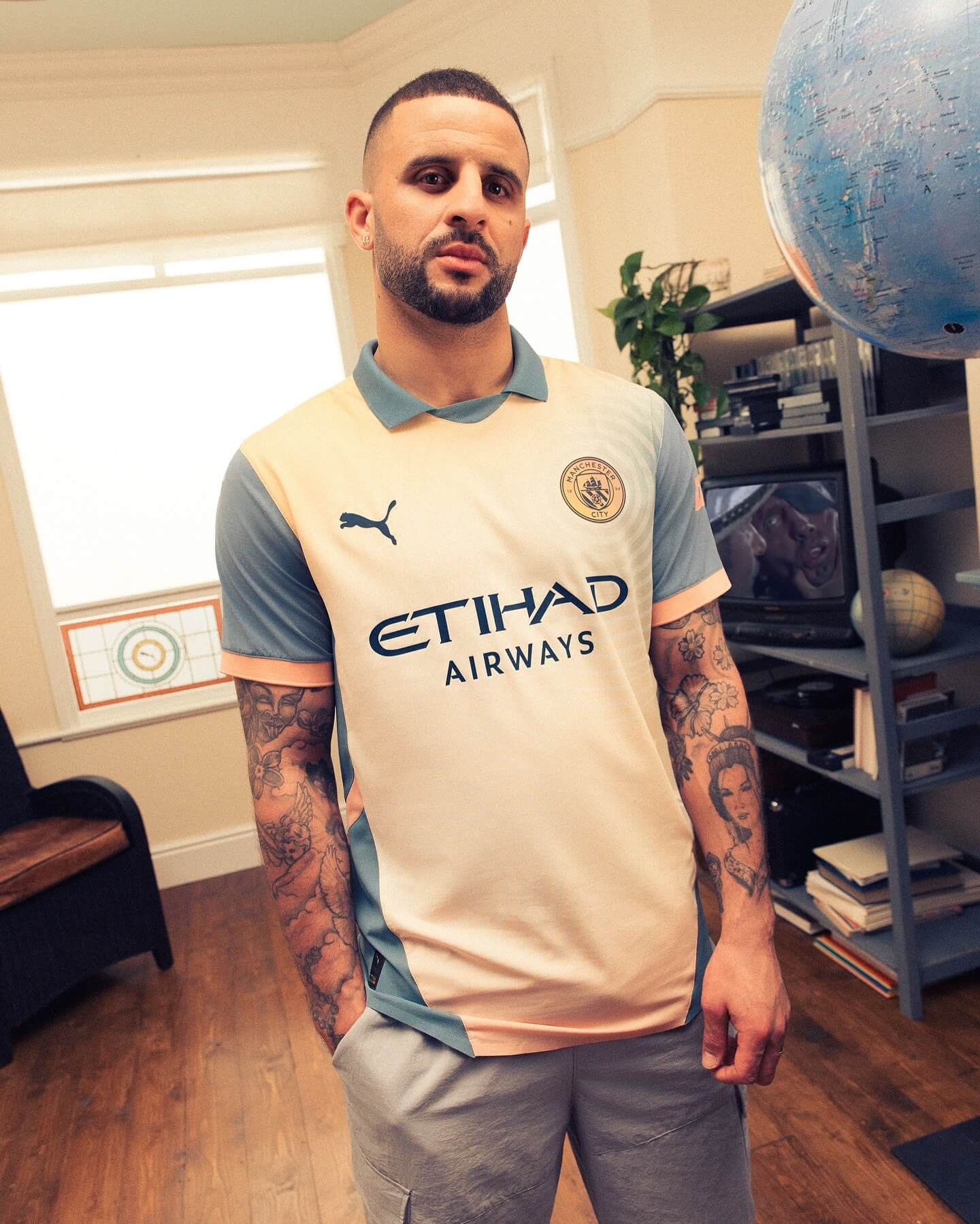 #17 De Bruyne Manchester City Fourth "Definitely City" Jersey 24/25
