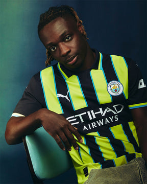 Manchester City Away Jersey 2024/2025 - Yellow and Black