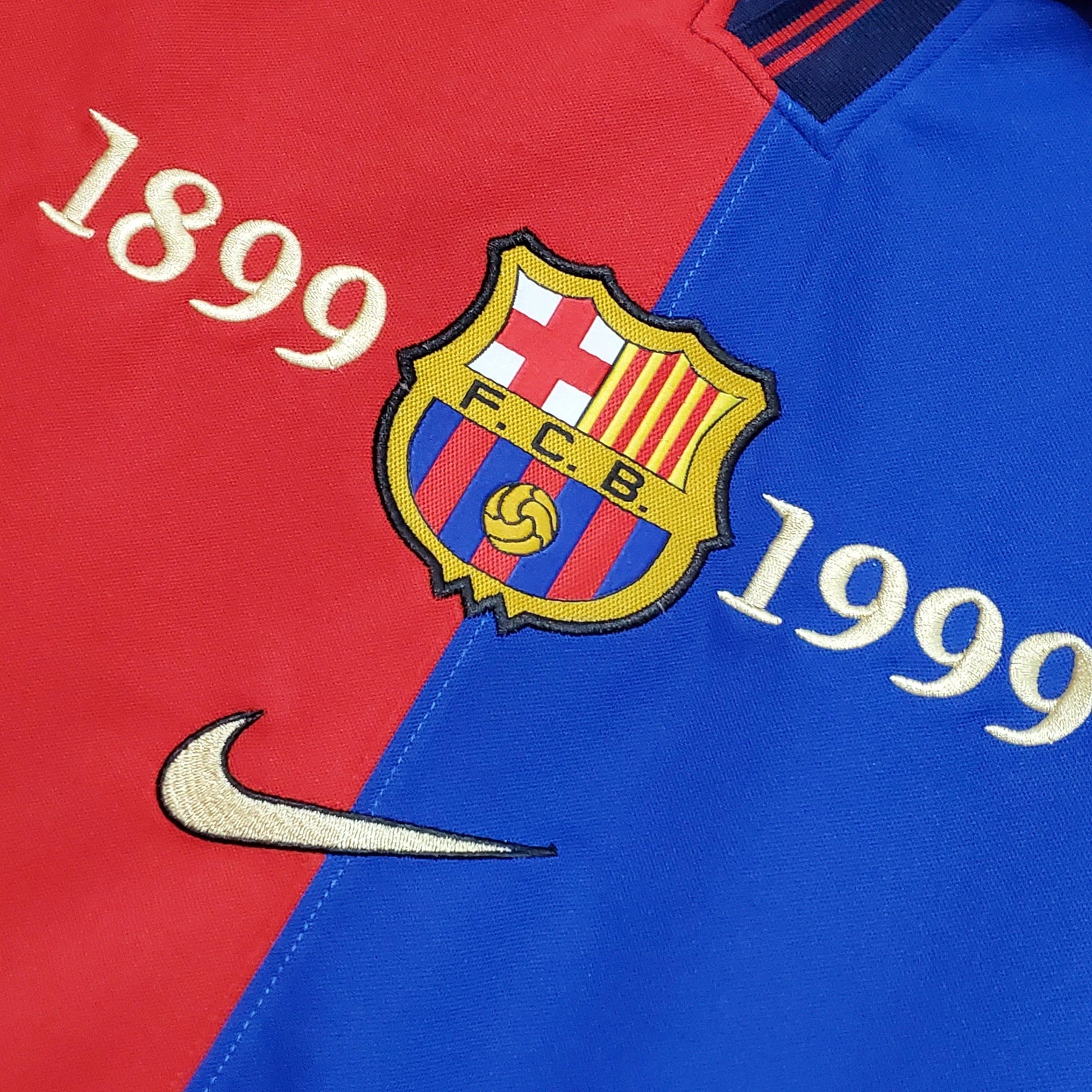 Barcelona Retro 100th Anniversary Jersey 1999