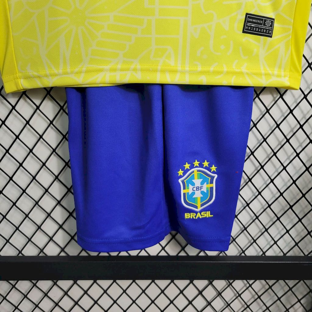 Kids Brazil Home Kit 2024/2025